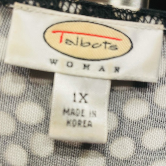 Dress 1X in black white polkadot women size - Picture 2 of 6